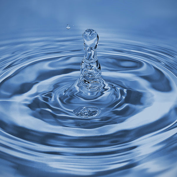 drop of water in the lake